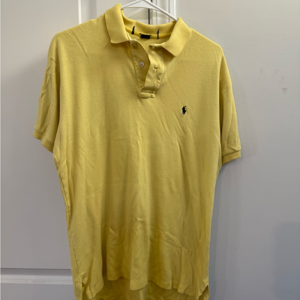Polo By Ralph Lauren Light Yellow Polo Shirt